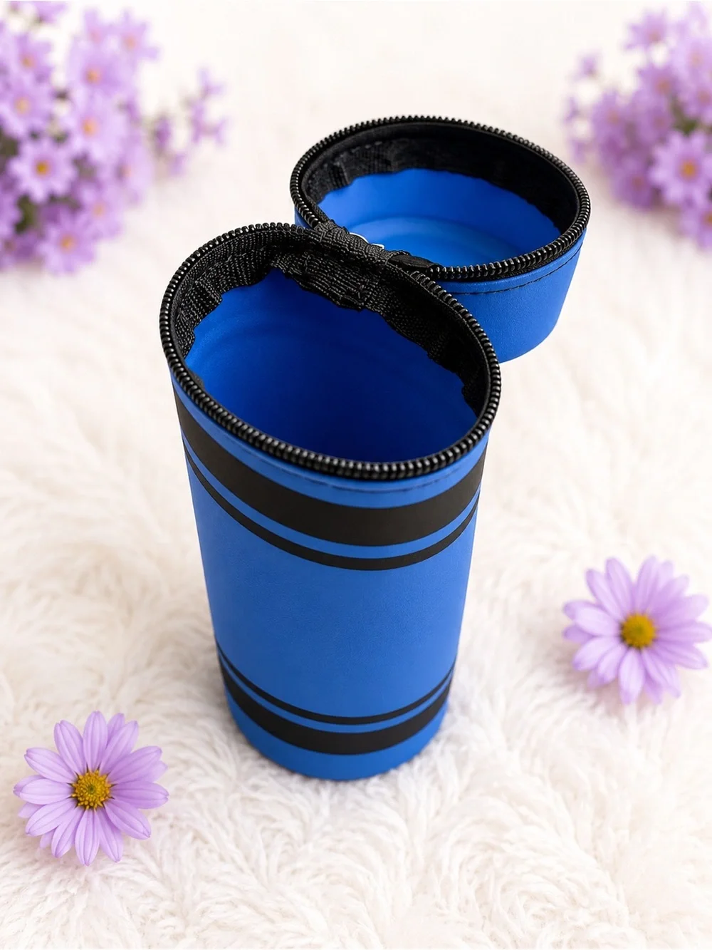 Choose color! Neoprene pen/pencil/school supply holder.
